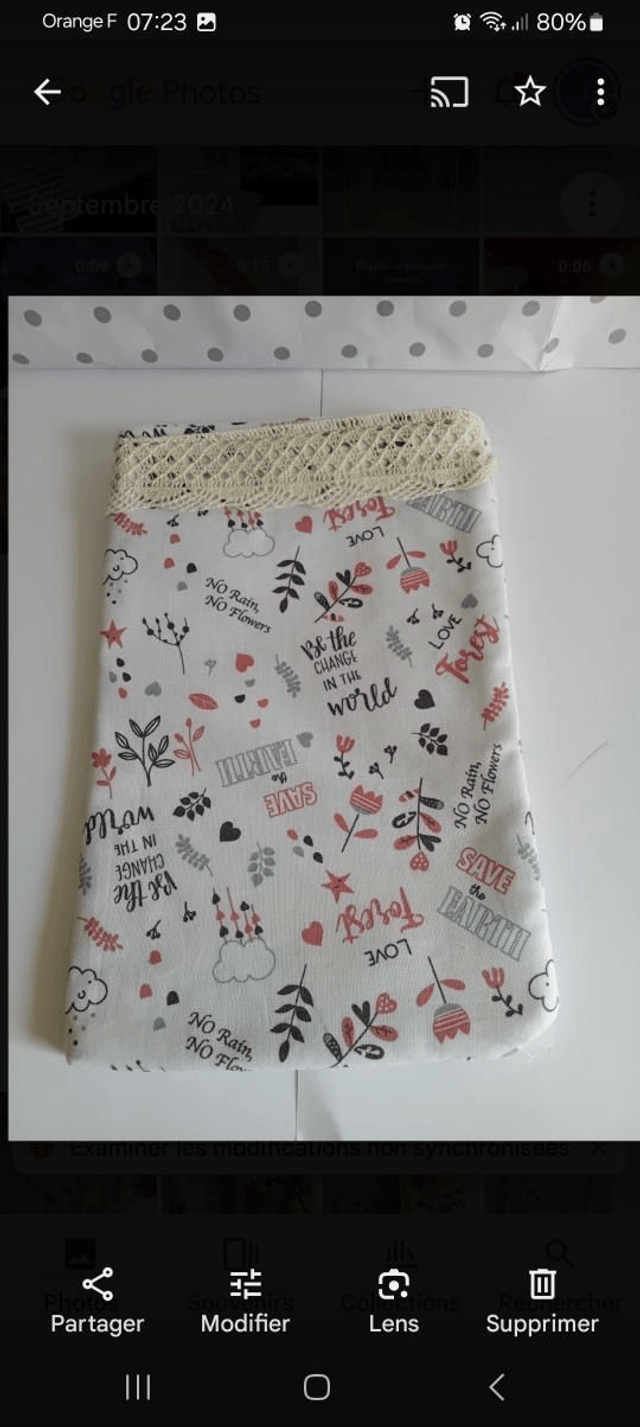 Étui en tissu pour tablette – Élégance & Protection