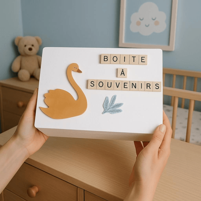 Boxe Souvenir de Naissance – Un Trésor de Douceur pour Bébé