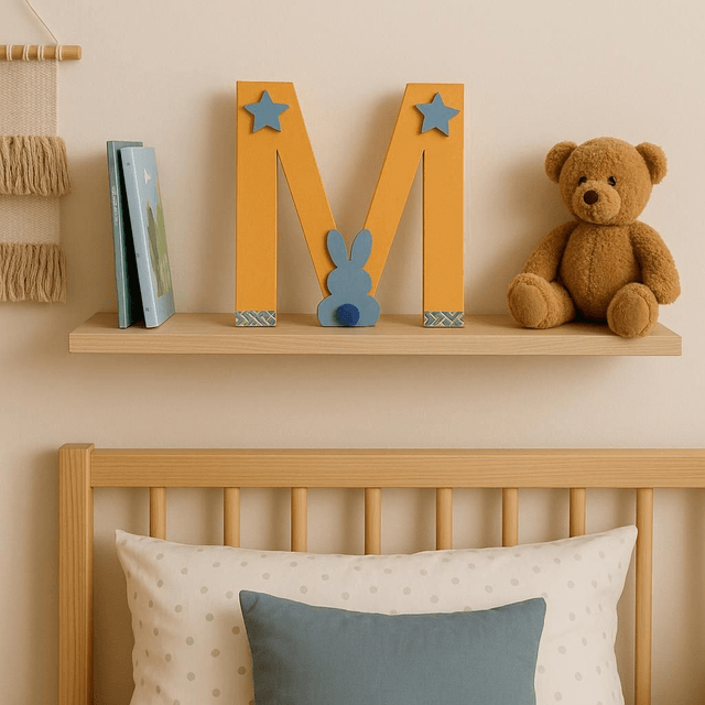 Lettre prénom personnalisée en bois👑